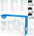 Маршрутизатор CUDY M1500(3-Pack) Gigabit Wi-Fi 6 Mesh Solution