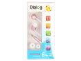 Наушники Dialog EP-F57 Pink шнур 1м