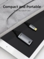 Кабель-адаптер CABLETIME CP10B (CT-C160-PU31-CMHDFn1-S0.2) 0.2 м, USB Type-C - HDMI, 4K/60 Гц, коаксиальный, нейлоновый