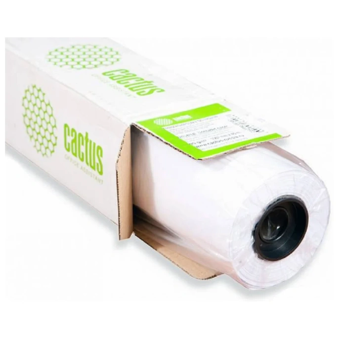 Бумага Cactus CS-LFP80-914457 36"(A0) 914мм-45.7м/80г/м2/белый CIE171% для струйной печати втулка:50.8мм (2") (упак.:1рул)