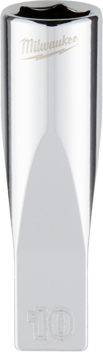 Головка Milwaukee 4932478330 1/4" 10мм удлиненная, крепление, квадрат с подпружиненным шариком, форма наконечника: внутренний торцевой шестигранник