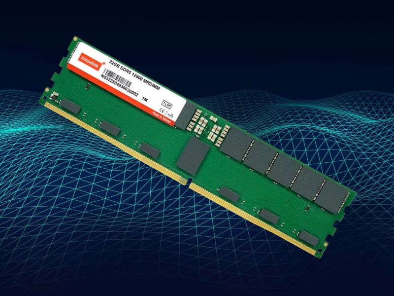 Innodisk представила сверхбыструю память DDR5-12800 для ИИ и робототехники