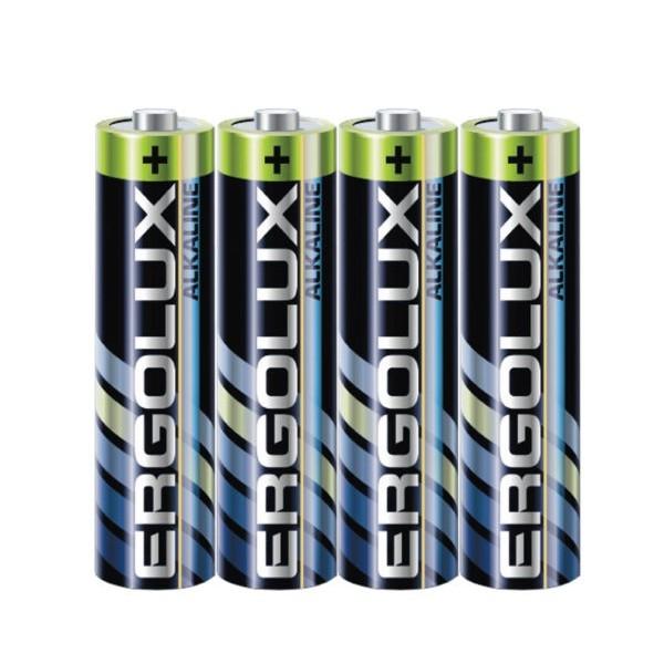 Ergolux Alkaline SR4 LR03 LR03 SR4, батарейка,1.5В 4 шт. в уп-ке (14281)