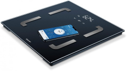 Напольные весы Beurer BF880 WI-FI, до 180кг, цвет: черный [760.08]