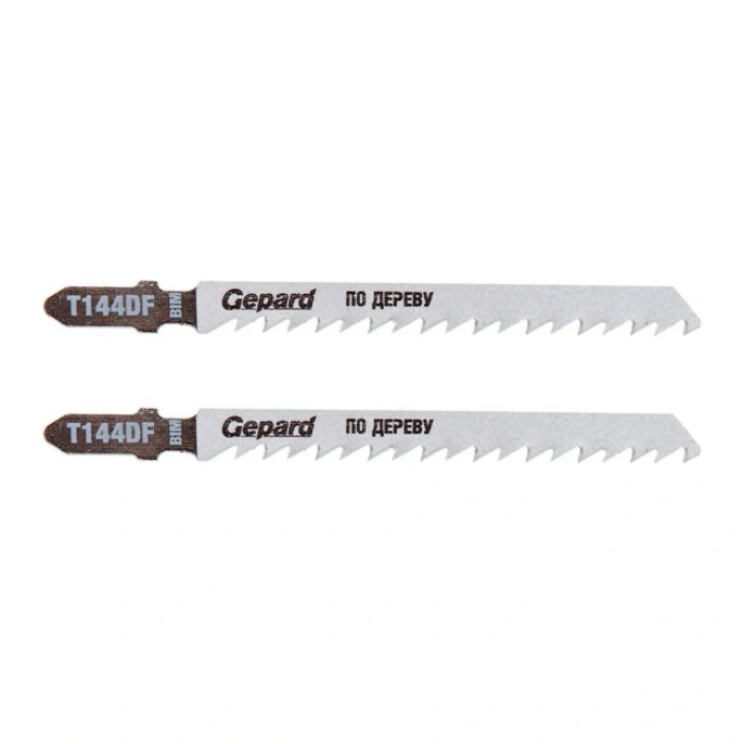 Пилка для электролобзика по дереву T144DF 2 шт Gepard GP0640-16