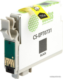 Картридж струйный Cactus CS-EPT0731 T0731 черный (11.4мл) для Epson Stylus С79/C110/СХ3900/CX4900/CX5900/CX7300/CX8300/CX9300 с чипом