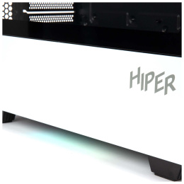 Корпус ATX HIPER PW81, Midi-Tower, без БП,  белый