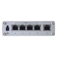 Коммутатор Teltonika TSW100 SW1000000 INDUSTRIAL UNMANAGED POE+ SWITCH 120W budget 5x Gigabit RJ45 312828