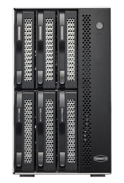 Внешний корпус для жёстких дисков TerraMaster D6-320 DAS tower/JBOD,Single Disk/up to 6 SATA 3,5' or 2,5' /1xUSB3.2 Type-C gen2/1xPS/1YW