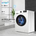 Стиральная машина Vitek VT-WME6008, с фронтальной загрузкой, 6кг, 1000об/мин, с паром
