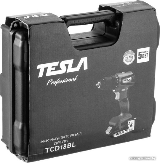 Дрель-шуруповерт аккумуляторная TESLA TCD18BL