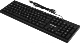 Клавиатура Defender Daily HB-162, проводная, USB, мембранная, черный [45162]