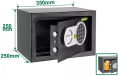 Сейф электронный 19л DYLLU DTEB1525
