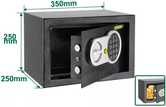 Сейф электронный 19л DYLLU DTEB1525