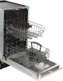 Встраиваемая посудомоечная машина Krona GARDA 45 BI,  узкая, ширина 44.8см, полновстраиваемая, загрузка 9 комплектов