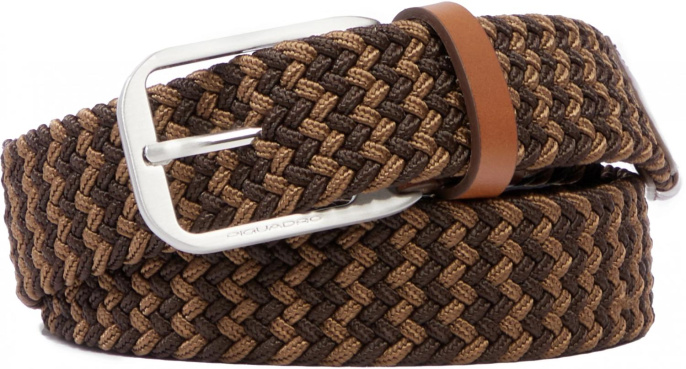 Ремень Piquadro CU6673C109/MAR-110 коричневый/светло-коричневый текстиль