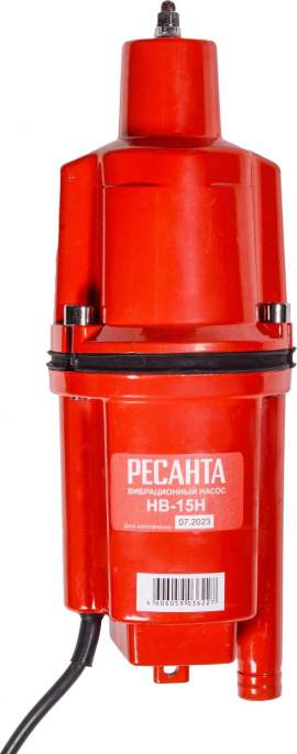 Насос садовый Ресанта НВ-15Н,  вибрационный, погружной, 1320л/ч [77/8/4]