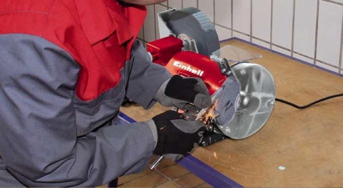 Электроточило Einhell TC-WD 150/200 230Вт 2950об/мин d 150мм t 20мм