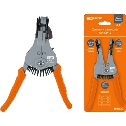 Съемник изоляции TDM ELECTRIC МастерЭлектрик СИ-6 сечение зачищаемого провода 0,5-6 мм2 SQ1003-0101