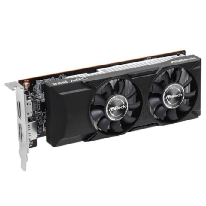 Видеокарта Intel Arc ASRock A380 Low Profile 6GB A380 LP 6G 6GB GDDR6 HDMI+DP RTL