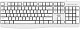 Клавиатура Acer OKW301 белый USB (ZL.KBDCC.01B)
