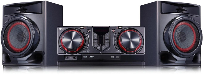 Минисистема LG XBoom CJ44 черный 480Вт FM USB BT