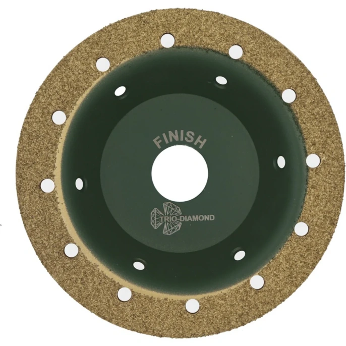 Чашка по дереву плоская Grand шаг 5 Finish 125 мм TRIO-DIAMOND 390005