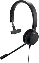 Гарнитура Jabra Evolve 20,  для компьютера, накладные,  проводные, моно, черный [4993-823-169]