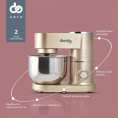 Миксер планетарный DOMFY DSC-KM301, 1200Вт, золотистый