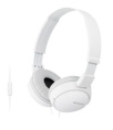 Гарнитура мониторные Sony MDR-ZX110AP 1.2м белый проводные оголовье MDRZX110APW.CE7
