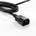 Блок розеток с кабелем с вилкой C14 ExeGate ServerPro PDU-19H604 Al-6S-C14-2.5CU (19", 1U, Алюминий, 6*EU/Тип F(Schuko), кабель с вилкой C14 VDE-250V-10A-3*1.0mm2, медь, 2.5 метра, индикатор питания, черный, RTL) EX280829RUS