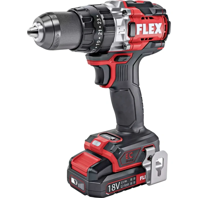 Двухскоростная аккумуляторная ударная дрель FLEX PD 2G 18.0-EC-HD C 515698