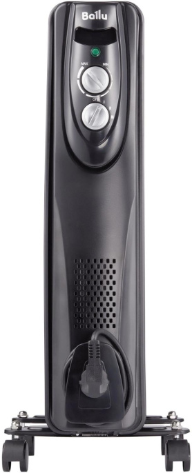 Радиатор масляный Ballu Classic Black BOH/CL-09BRN 2000Вт черный/серый