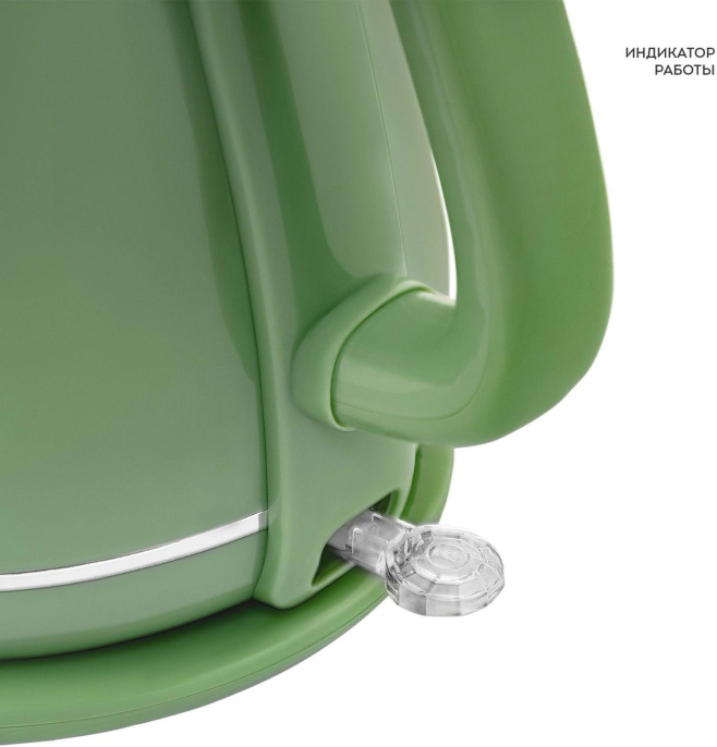 Чайник электрический Galaxy Line GL 0331 1.8л. 2200Вт зеленый корпус: пластик ГЛ0331ЛЗЕЛ