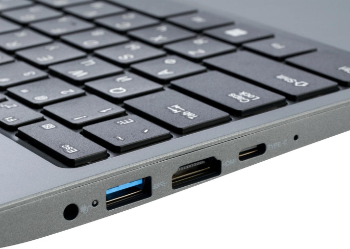 Ноутбук IRU Tactio 14ALH Core i5 1235U 8Gb SSD256Gb Intel UHD 14" IPS FHD (1920x1080) Windows 11 Pro Multi Language 64 grey WiFi BT Cam 4000mAh (2059065)