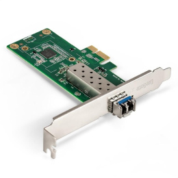 Exegate EX298936RUS Комплект: Сетевой адаптер SFP ExeGate EXE-i210-F1 + Трансивер Single-Mode до 20км EXT-1G-SM1310-LC2-20KM EX296228RUS: PCI-E x1 v2.0, порты 1x SFP 10/100/1000Mb/s , Gigabit Server