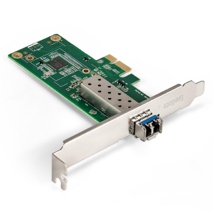 Exegate EX298936RUS Комплект: Сетевой адаптер SFP ExeGate EXE-i210-F1 + Трансивер Single-Mode до 20км EXT-1G-SM1310-LC2-20KM EX296228RUS: PCI-E x1 v2.0, порты 1x SFP 10/100/1000Mb/s , Gigabit Server