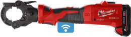 Кримпер гидравлический Milwaukee Force Logic M18 ONEHCCT60-202C (4933479684) (гидравлический, аккумуляторный, 18 В, материал кабеля: алюминий, медь, диапазон резки: до 44 мм, 1 x M18 B5, 1 x M18 B2, M12-18 FC зарядное устройство, кейс)