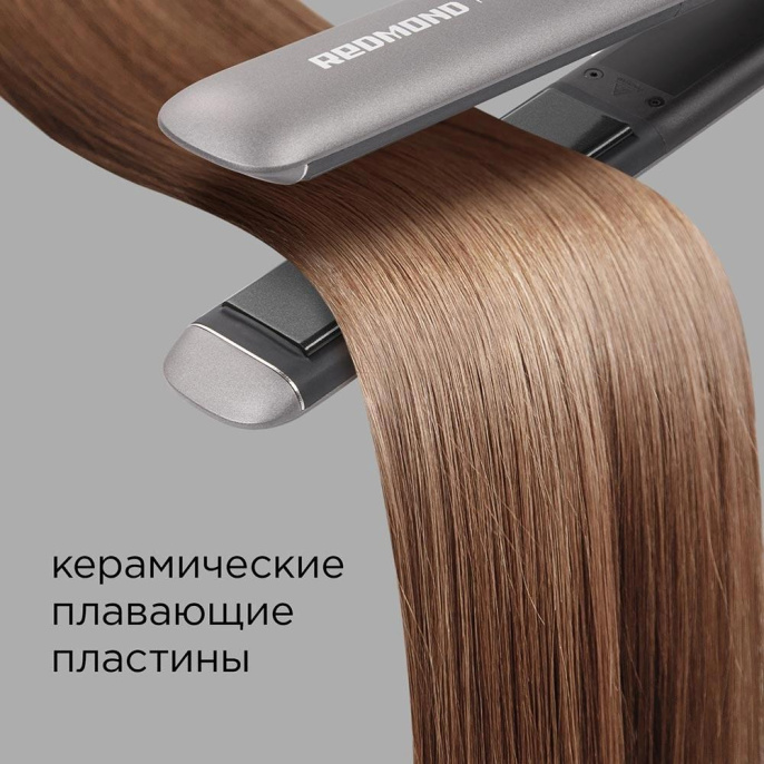 Выпрямитель Redmond HS1714 55Вт красный макс.темп.:230С покрытие:керамическое