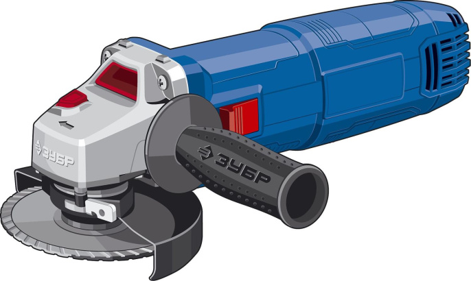 Углошлифовальная машина Зубр Профессионал УШМ-П115-750 750Вт 11000об/мин рез.шпин.:M14 d 115мм
