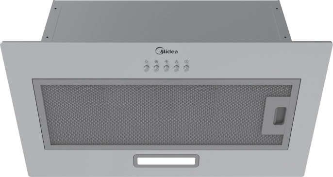 Вытяжка встраиваемая Midea MH60I301X нержавеющая сталь управление: кнопочное 1 мотор