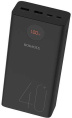 Мобильный аккумулятор Romoss PEA40 40000mAh QC3.0 18W 3A 2xUSB-A/USB-C черный 6958377509289
