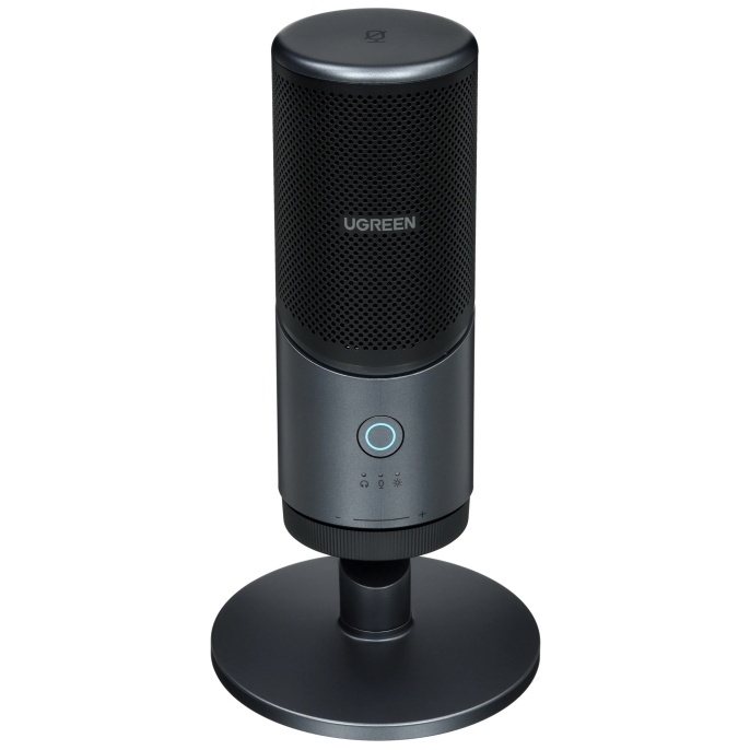 Микрофон UGREEN CM769 (35629) Desktop USB Microphone with RGB Lights. Цвет: серый