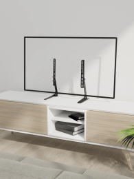 Кронштейн для телевизора Holder LCDT-F01-B, 13-42", настольный, фиксированный,  черный