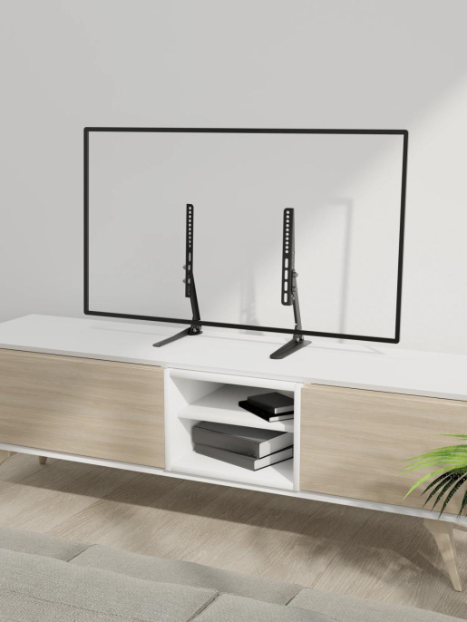 Кронштейн для телевизора Holder LCDT-F01-B, 13-42", настольный, фиксированный,  черный