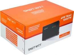 Стабилизатор напряжения Smartwatt AVR Triac 1000TW 1000ВА черный 4512020380001