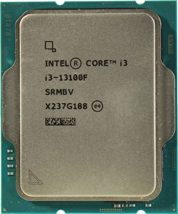 Процессор Intel Core i3-13100F Oem CM8071505092203 89W, 12MB, LGA1700, 45.0x37.5мм