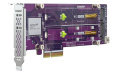 Адаптер QNAP QM2-2P-344A 2xM.2 22110\2280 PCIe Gen3 x4 NVMe SSD, Low-profile and Full-height brackets incl