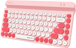 Клавиатура A4TECH Fstyler FBK30, USB, Bluetooth/Радиоканал, мембранная,  розовый [fbk30 raspberry]