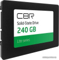 CBR SSD-240GB-2.5-LT22, Внутренний SSD-накопитель, серия "Lite", 240 GB, 2.5", SATA III 6 Gbit/s, SM2259XT, 3D TLC NAND, R/W speed up to 550/520 MB/s, TBW TB 120